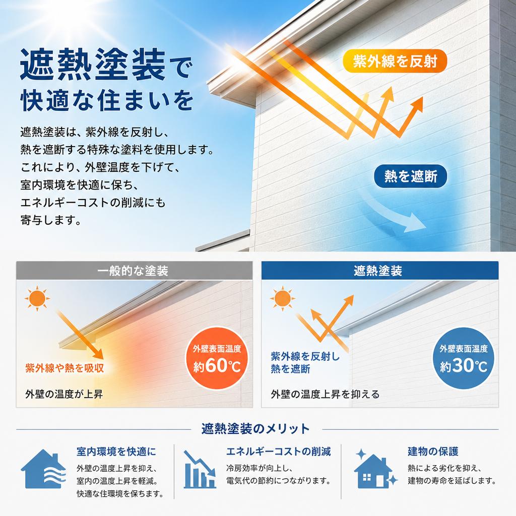 遮熱塗装のメリット