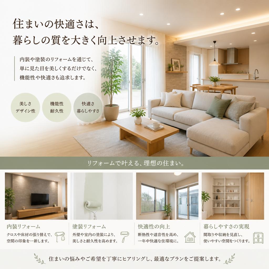 快適な住空間をつくるために